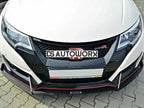 Maxton Design Front Racing Splitter V.2 Honda Civic IX Type R 15-17