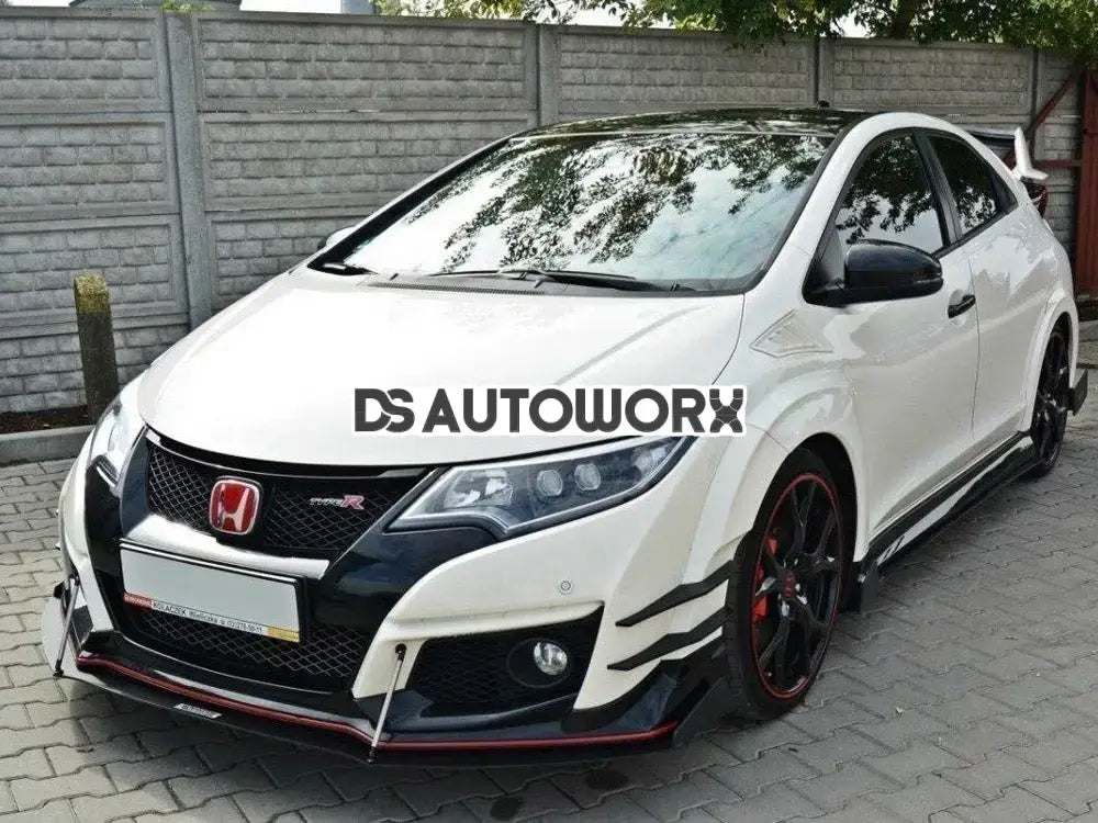Maxton Design Front Racing Splitter V.2 Honda Civic IX Type R 15-17