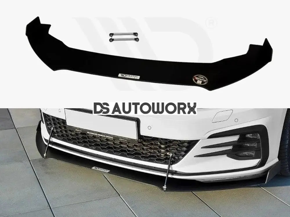 Maxton Design Front Racing Splitter V.2 Volkswagen Golf GTI MK7.5 17-19 Main image