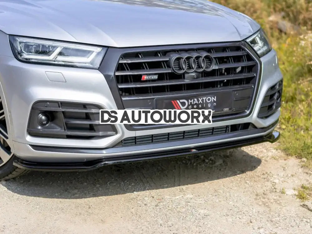 Maxton Design Front Splitter Audi SQ5 Q5 S-line MK2 2017-UP