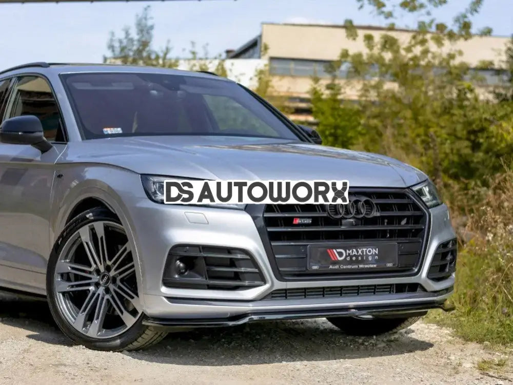 Maxton Design Front Splitter Audi SQ5 Q5 S-line MK2 2017-UP