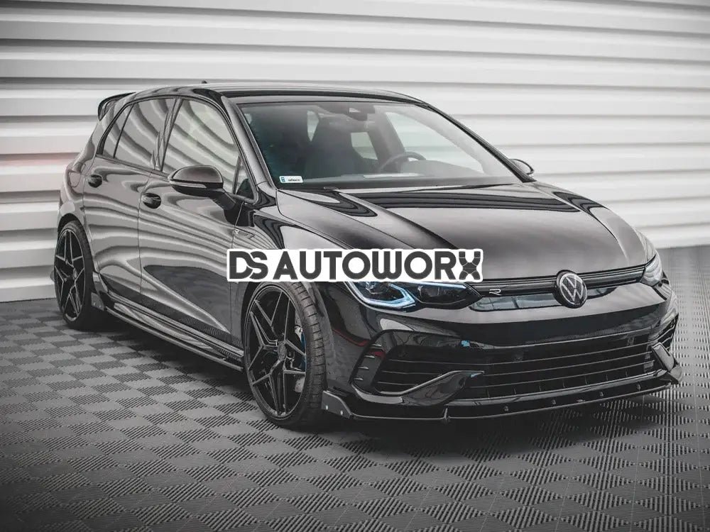 Maxton Design Front Splitter +flaps V.2 Volkswagen Golf R MK8 20- Secondary image