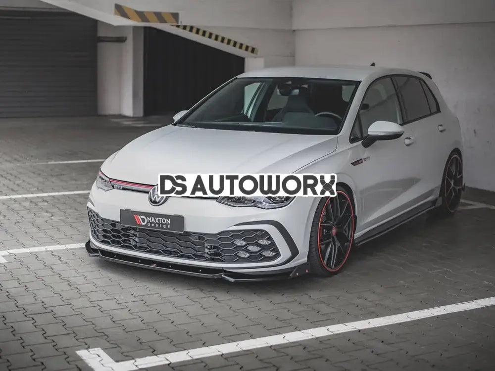 Maxton Design Front Splitter +flaps V2 Volkswagen Golf 8 GTI R-line 20- Secondary image