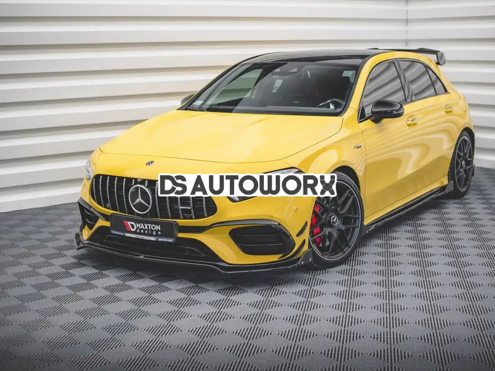 Maxton Design Front Splitter +flaps V3 Mercedes AMG A45 S 2019- Secondary image