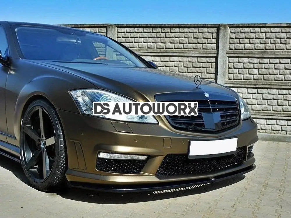 Maxton Design Front Splitter Mercedes S-class W221 AMG Main image