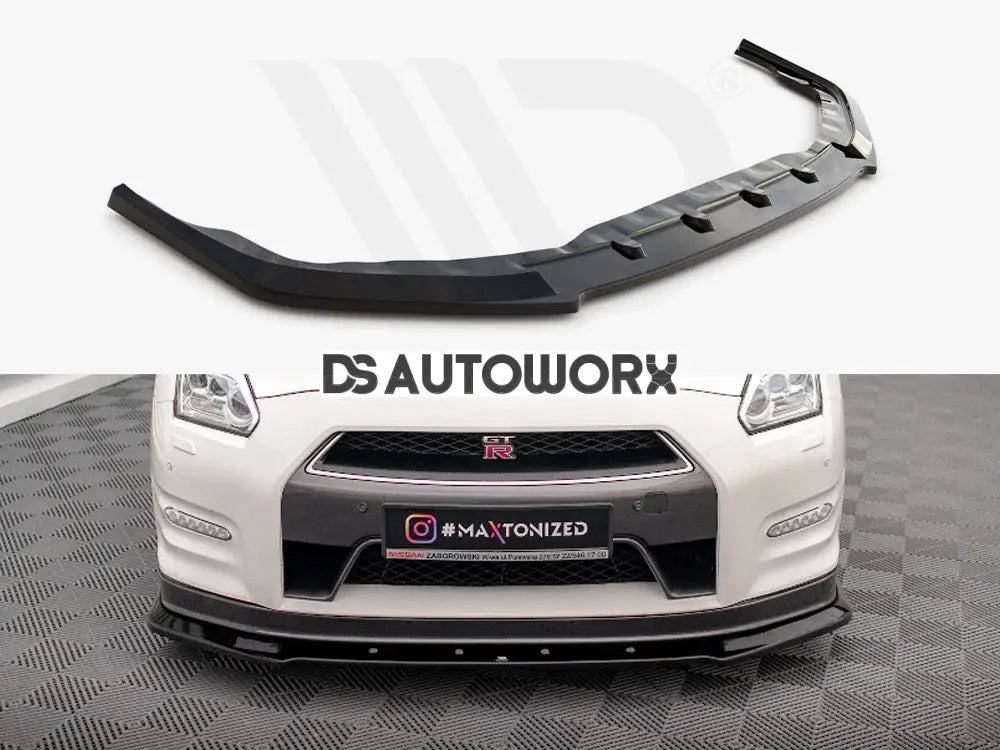 Maxton Design Front Splitter Nissan GTR R35 Facelift Main image