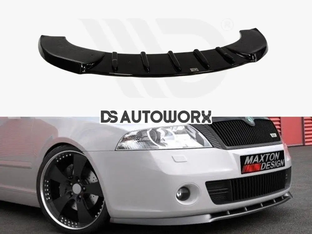 Maxton Design Front Splitter Skoda Octavia MK2 VRS Pre-facelift 09-07 Main image