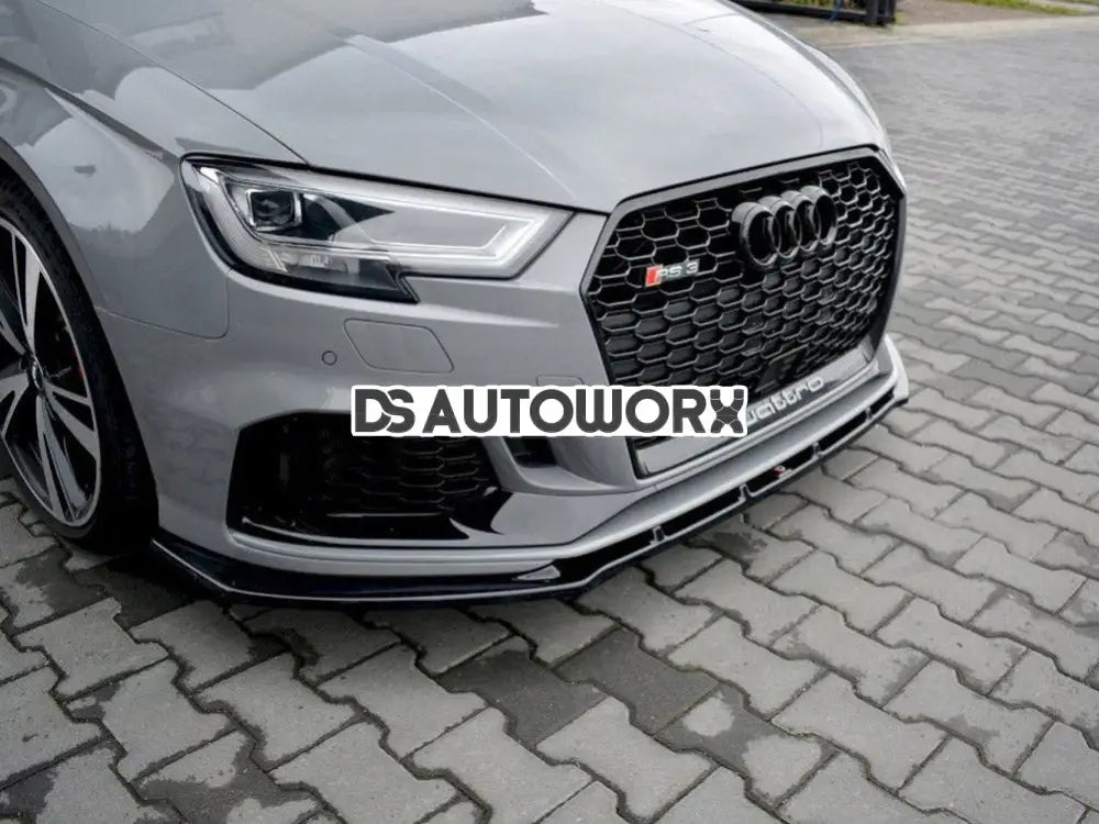 Maxton Design Front Splitter V.1 Audi RS3 8V Facelift Sedan 2017-20