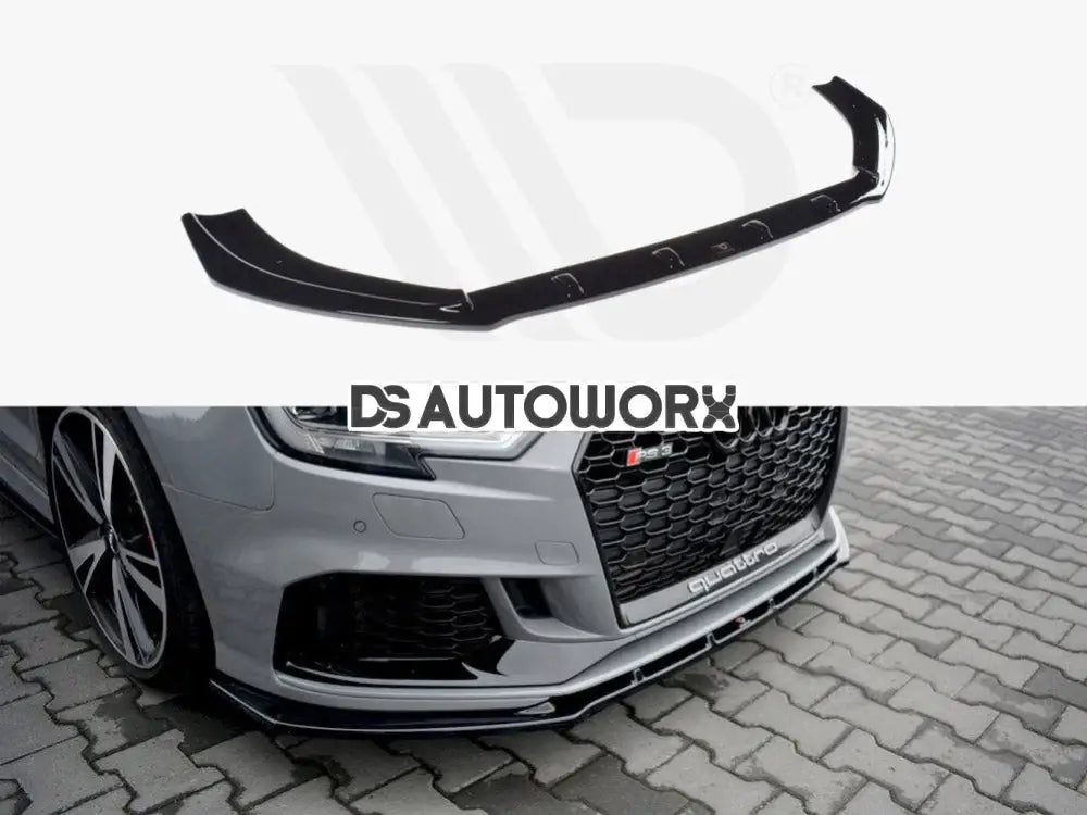 Maxton Design Front Splitter V.1 Audi RS3 8V Facelift Sedan 2017-20