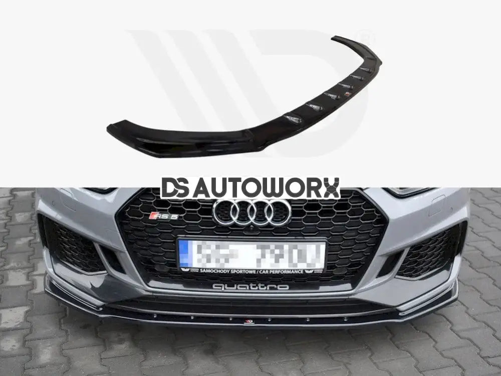 Maxton Design Front Splitter V.1 Audi RS5 F5 Coupe Sportback 2017-UP Main image