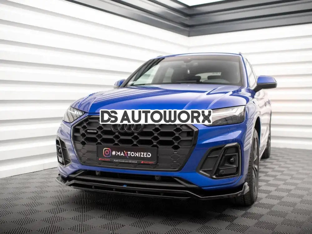 Maxton Design Front Splitter V.1 Audi SQ5 Q5 S-Line SUV Sportback Mk2 Facelift Secondary image