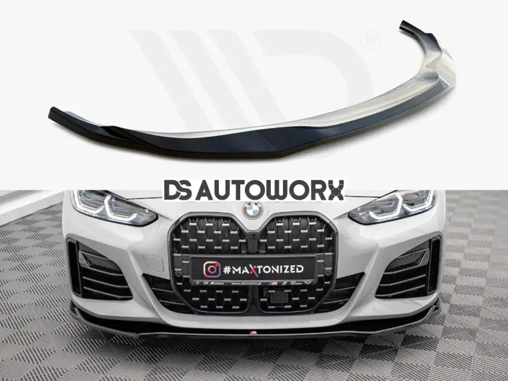 Maxton Design Front Splitter V.1 BMW 4-Series Gran Coupe M-Pack G26 Main image