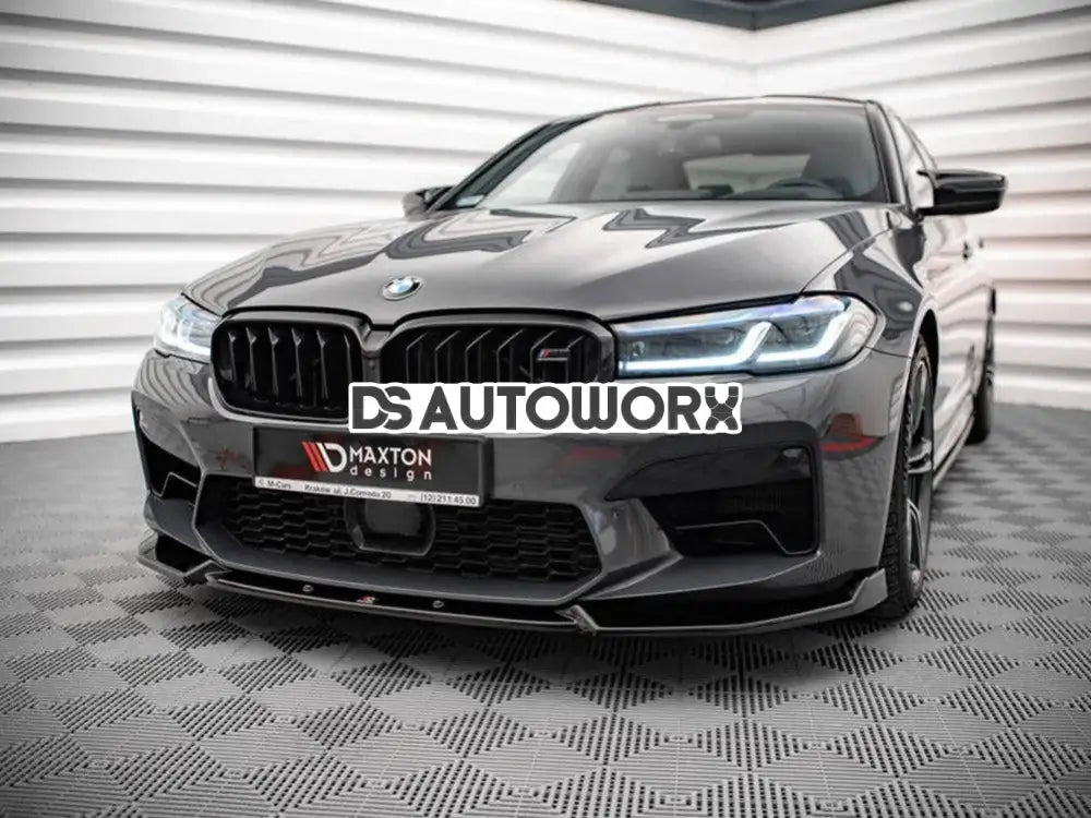 Maxton Design Front Splitter V.1 BMW M5 F90 Facelift 2020-