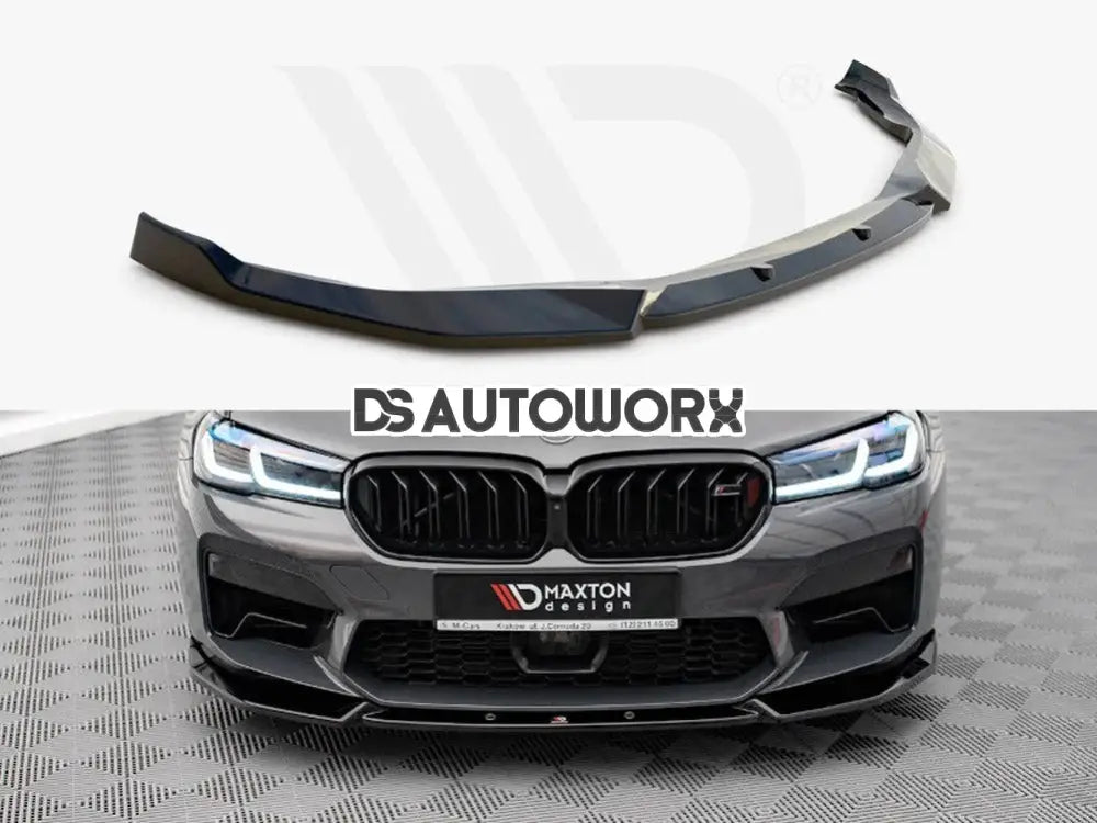 Maxton Design Front Splitter V.1 BMW M5 F90 Facelift 2020-