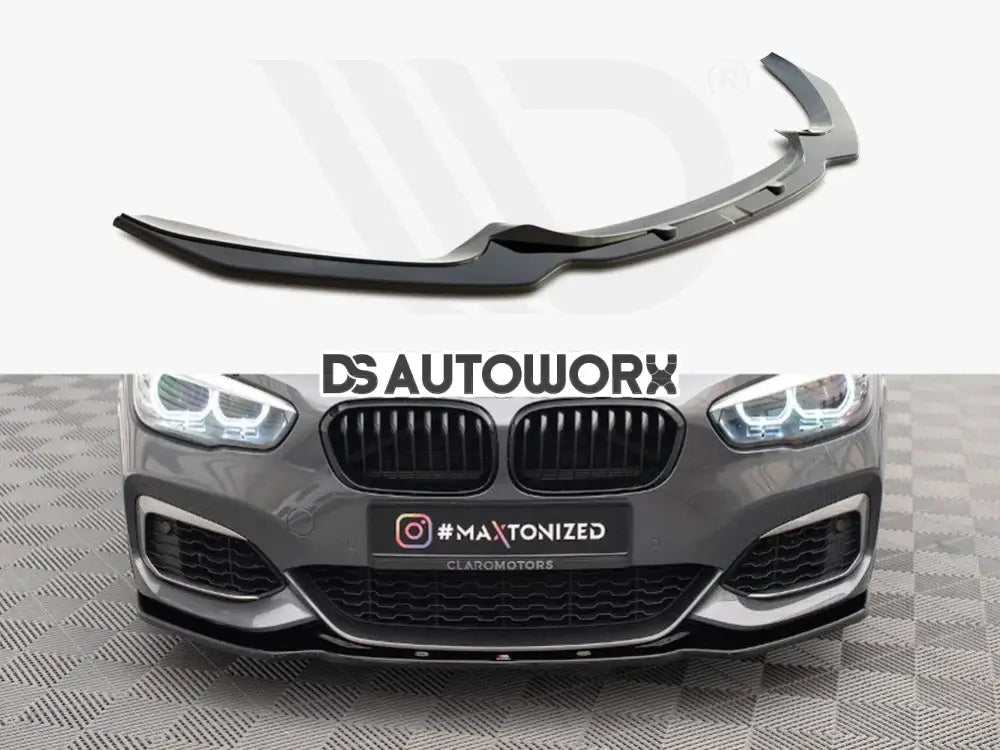 Maxton Design Front Splitter V.1 BMW 1-Series F20 F21 M-power Facelift Main image