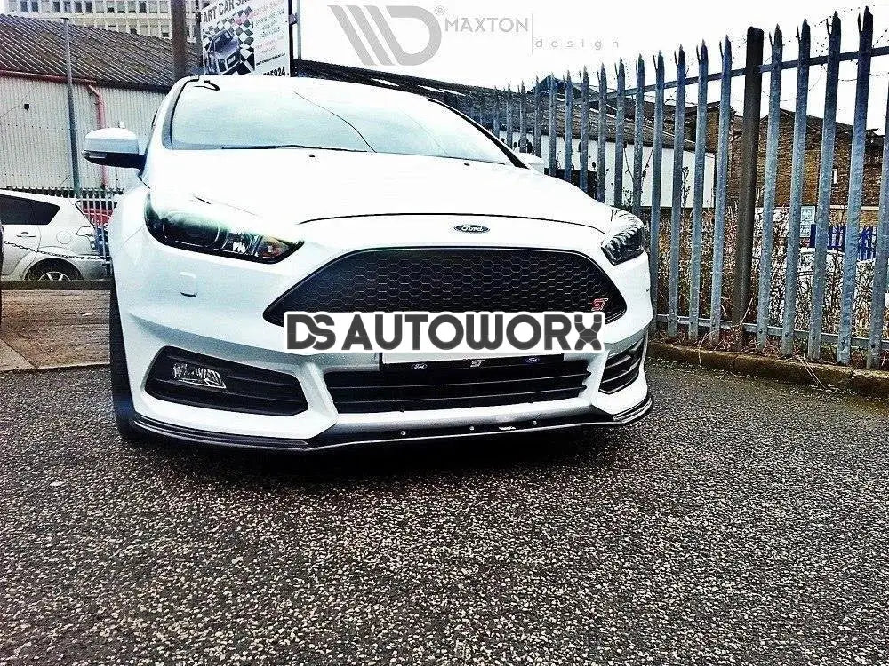Maxton Design Front Splitter V.1 Focus ST MK3 Facelift Model
