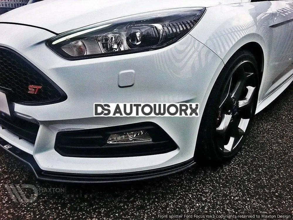 Maxton Design Front Splitter V.1 Focus ST MK3 Facelift Model