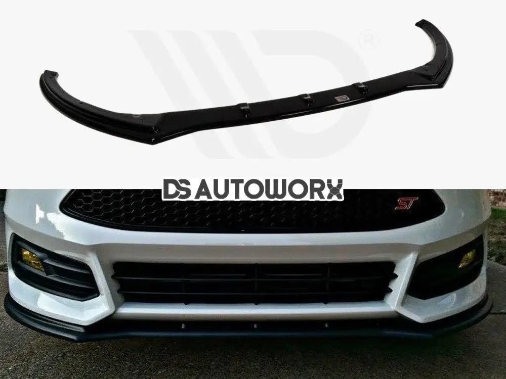 Maxton Design Front Splitter V.1 Focus ST MK3 Facelift Model