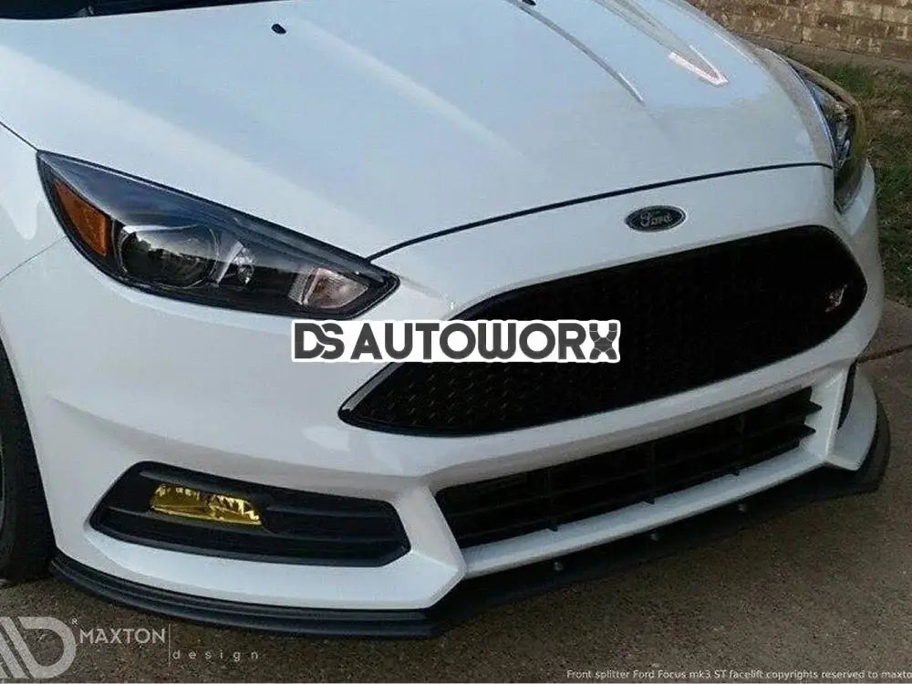 Maxton Design Front Splitter V.1 Focus ST MK3 Facelift Model