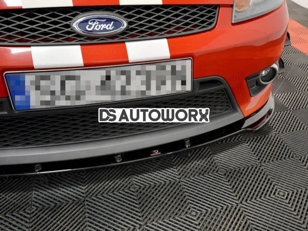 Maxton Design Front Splitter V.1 Ford Fiesta MK 6 St zetec S 09-07