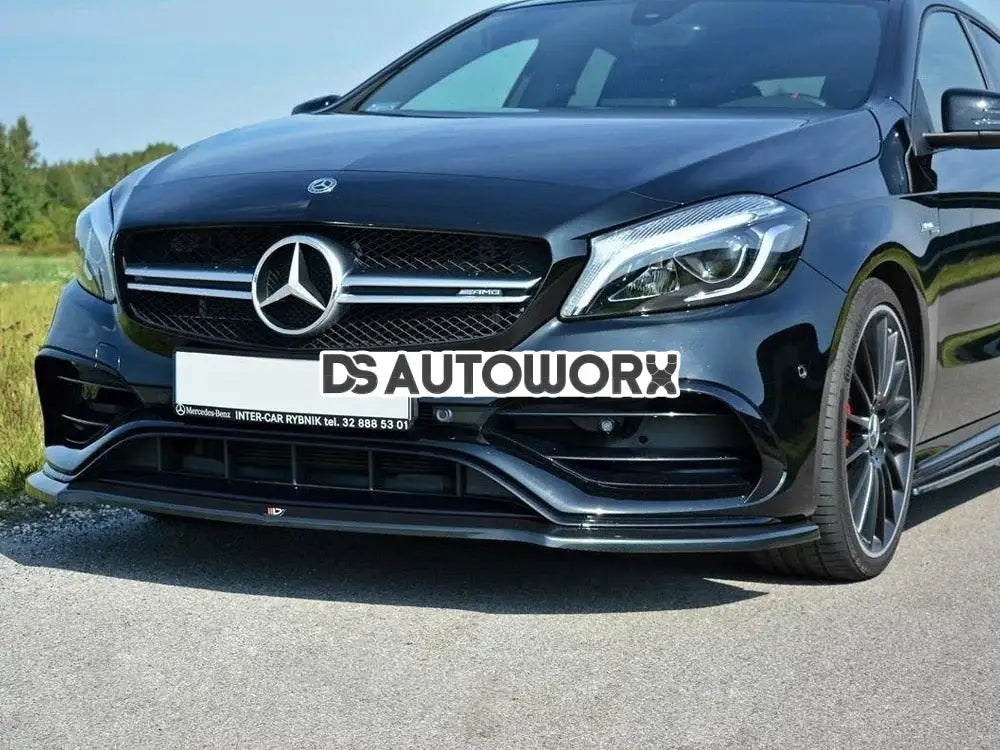 Maxton Design Front Splitter V.1 Mercedes A W176 AMG Facelift Secondary image