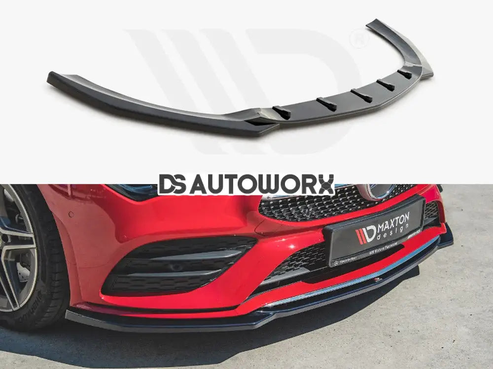 Maxton Design Front Splitter V.1 Mercedes-benz CLA A35 AMG Amg-line C118 Main image