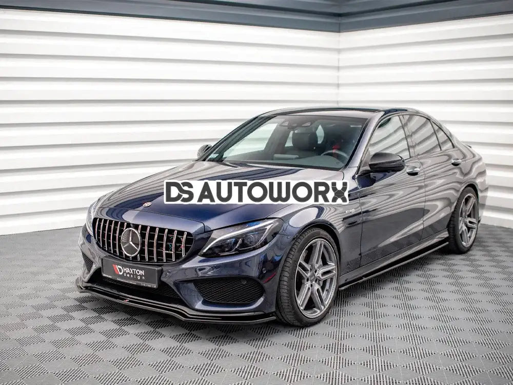 Maxton Design Front Splitter V.1 Mercedes C43 AMG W205 Sedan Estate 14-18 Secondary image