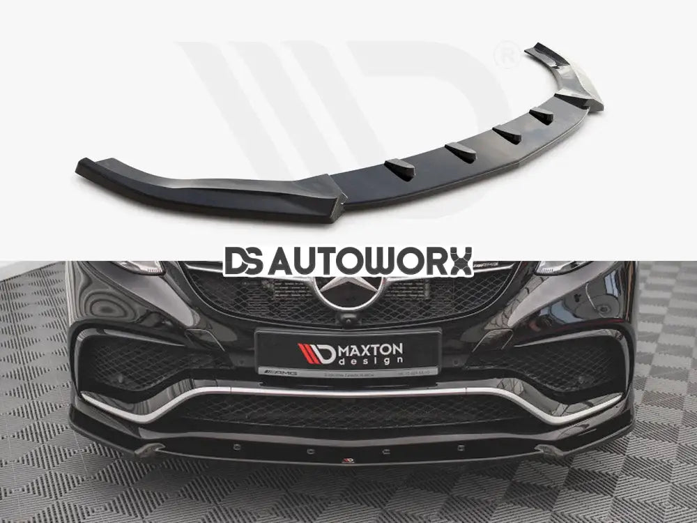 Maxton Design Front Splitter V.1 Mercedes GLE Coupe 63AMG C292 15-19 Main image
