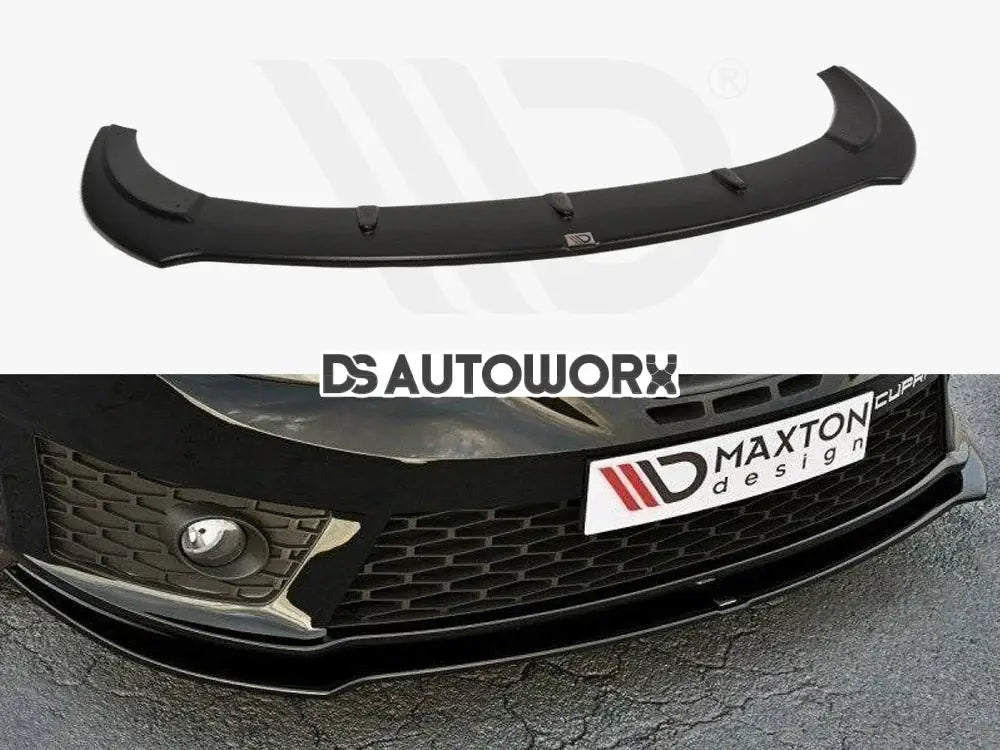 Maxton Design Front Splitter V.1 Seat Leon MK2 Cupra FR Facelift Main image
