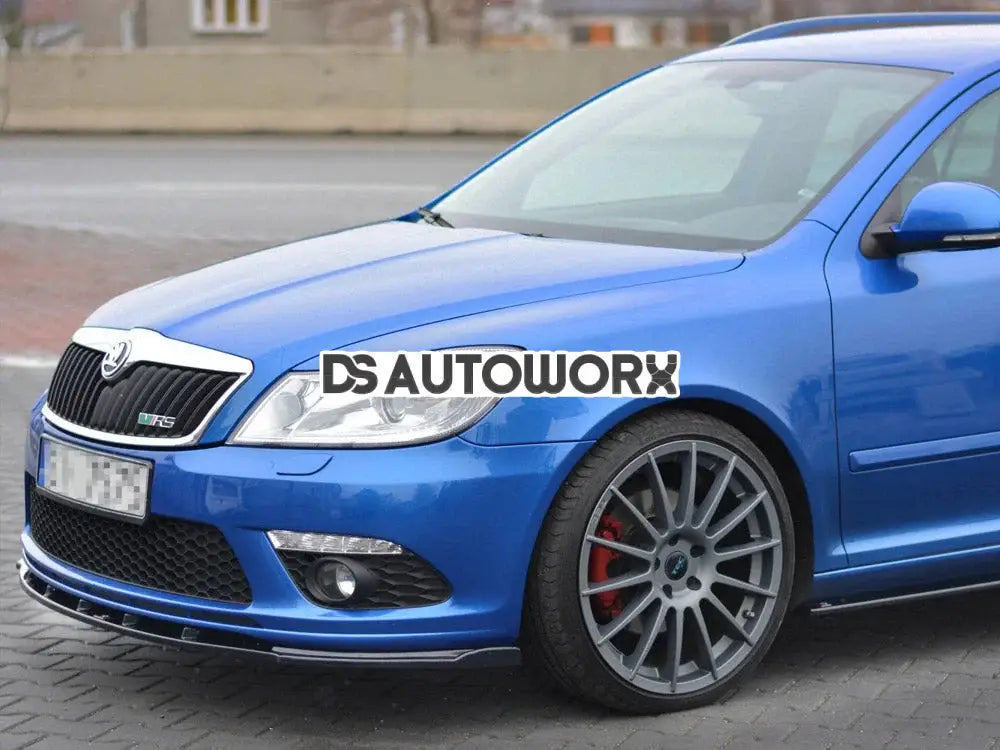 Maxton Design Front Splitter V.1 Skoda Octavia MK2 VRS Facelift 06-13