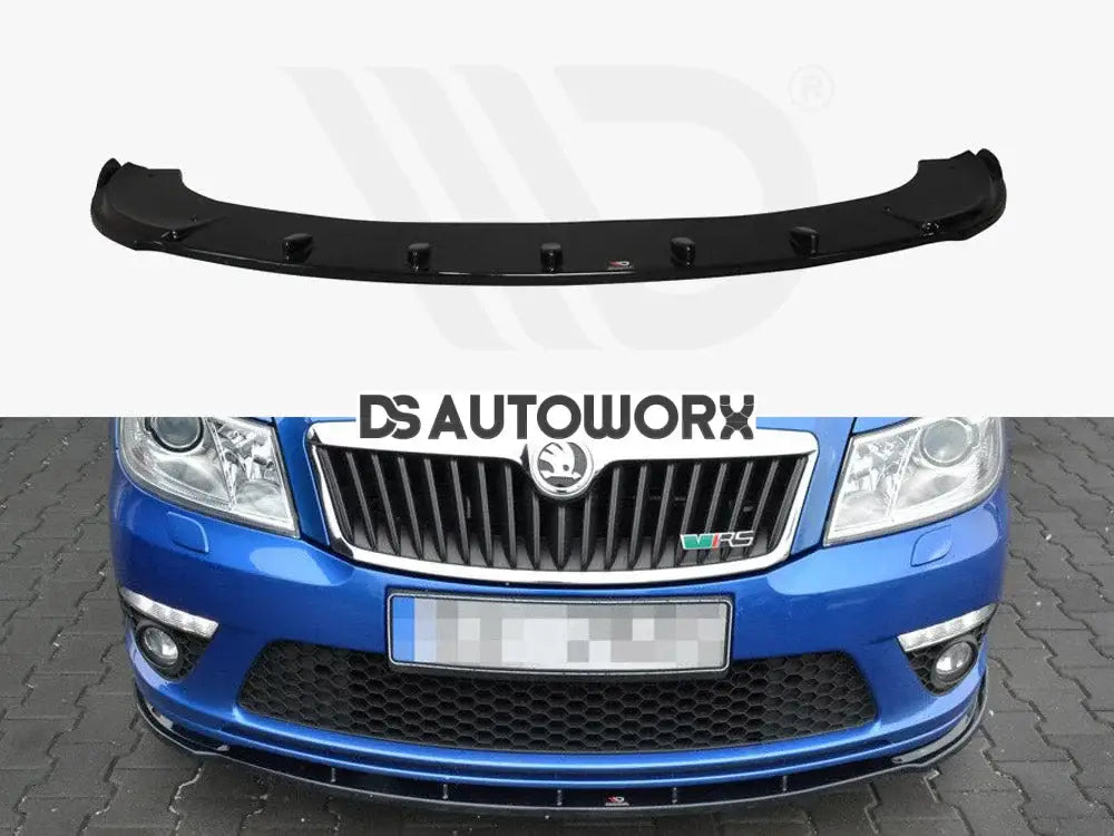 Maxton Design Front Splitter V.1 Skoda Octavia MK2 VRS Facelift 06-13 Main image