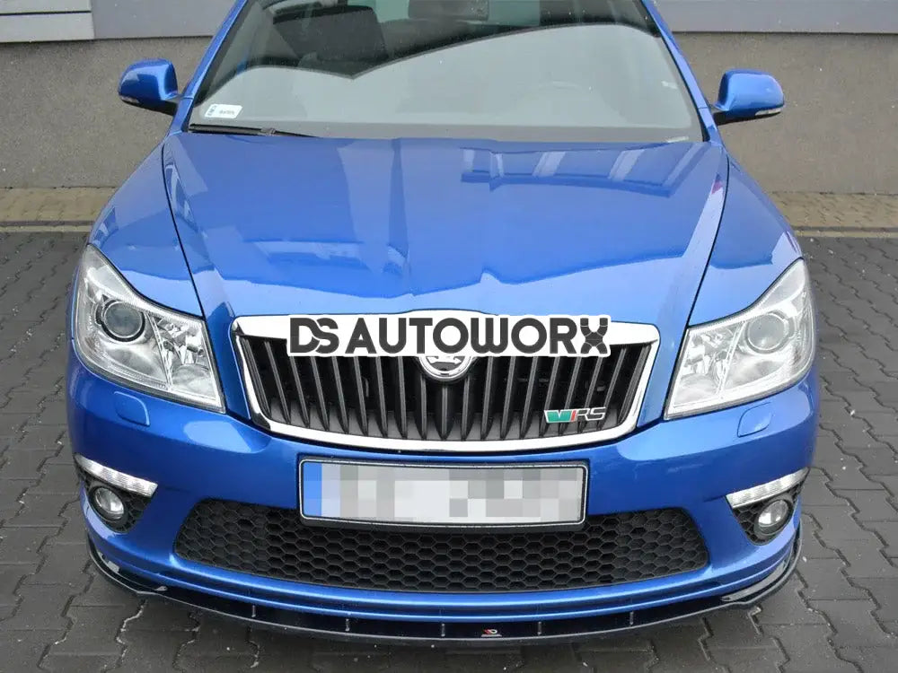 Maxton Design Front Splitter V.1 Skoda Octavia MK2 VRS Facelift 06-13
