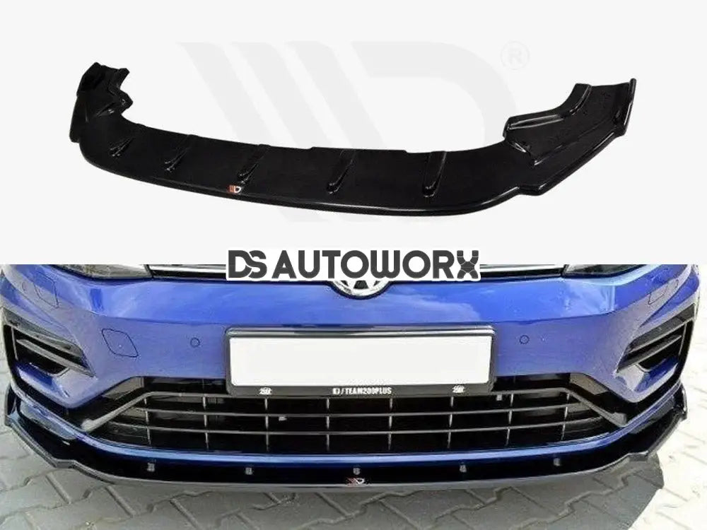 Maxton Design Front Splitter V.1 Volkswagen Golf R 7.5 2017-19 Main image