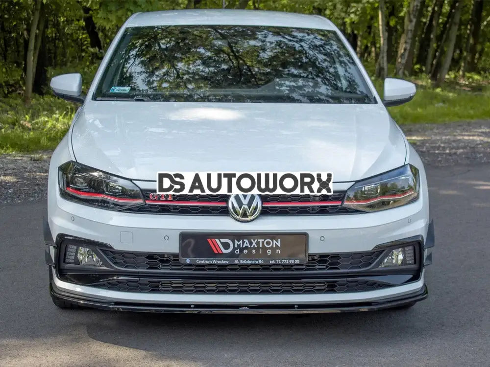 Maxton Design Front Splitter V.1 Volkswagen Polo MK6 GTI 17-21 Secondary image