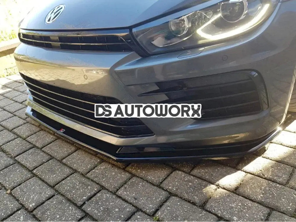 Maxton Design Front Splitter V.1 Volkswagen Scirocco MK3 R Facelift 14-17