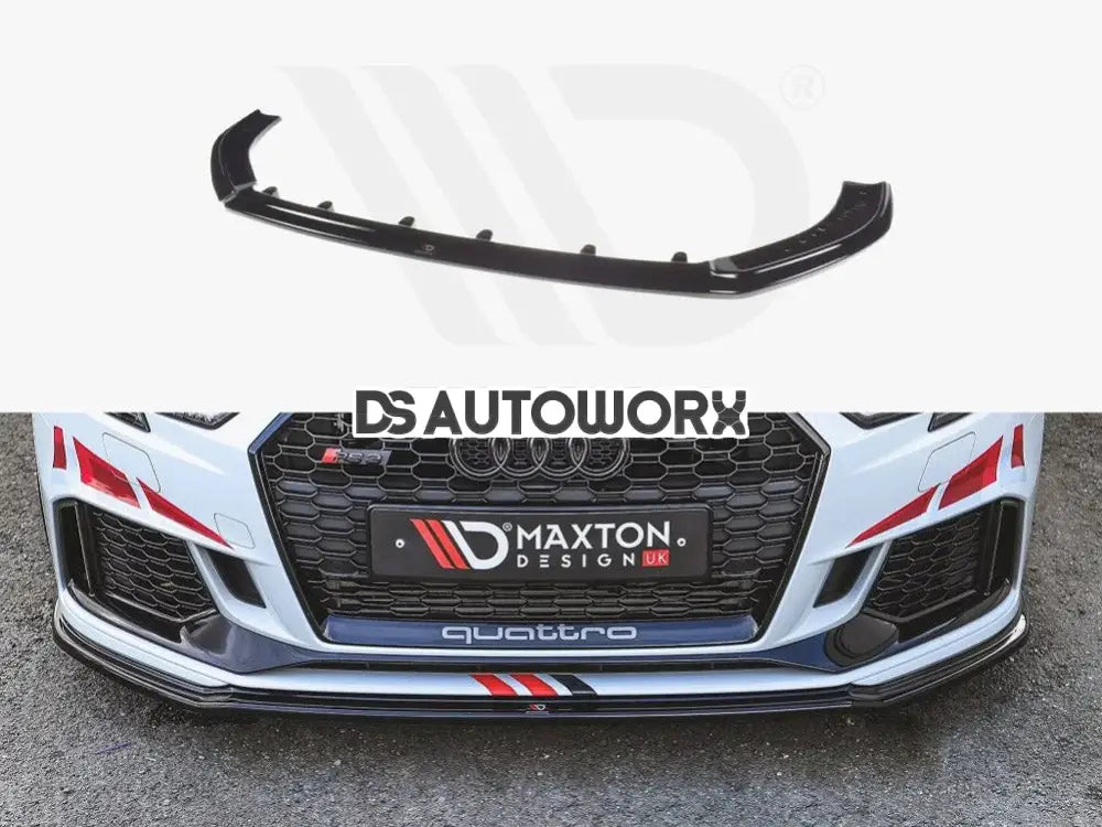 Maxton Design Front Splitter V.2 Audi RS3 8V Facelift Sportback 17-20