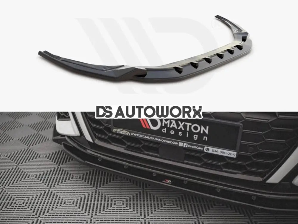 Maxton Design Front Splitter V.2 Audi S3 A3 S-line 8Y 2020- Main image