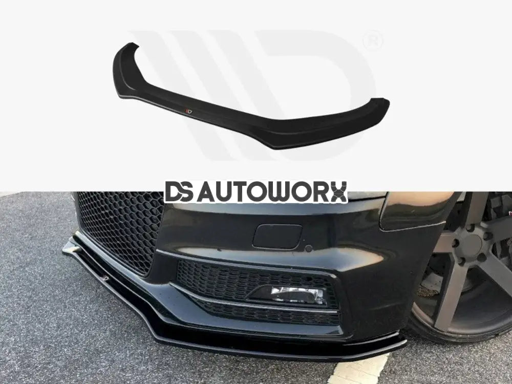Maxton Design Front Splitter V.2 Audi S4 B8 A4 B8 S-line Facelift Main image