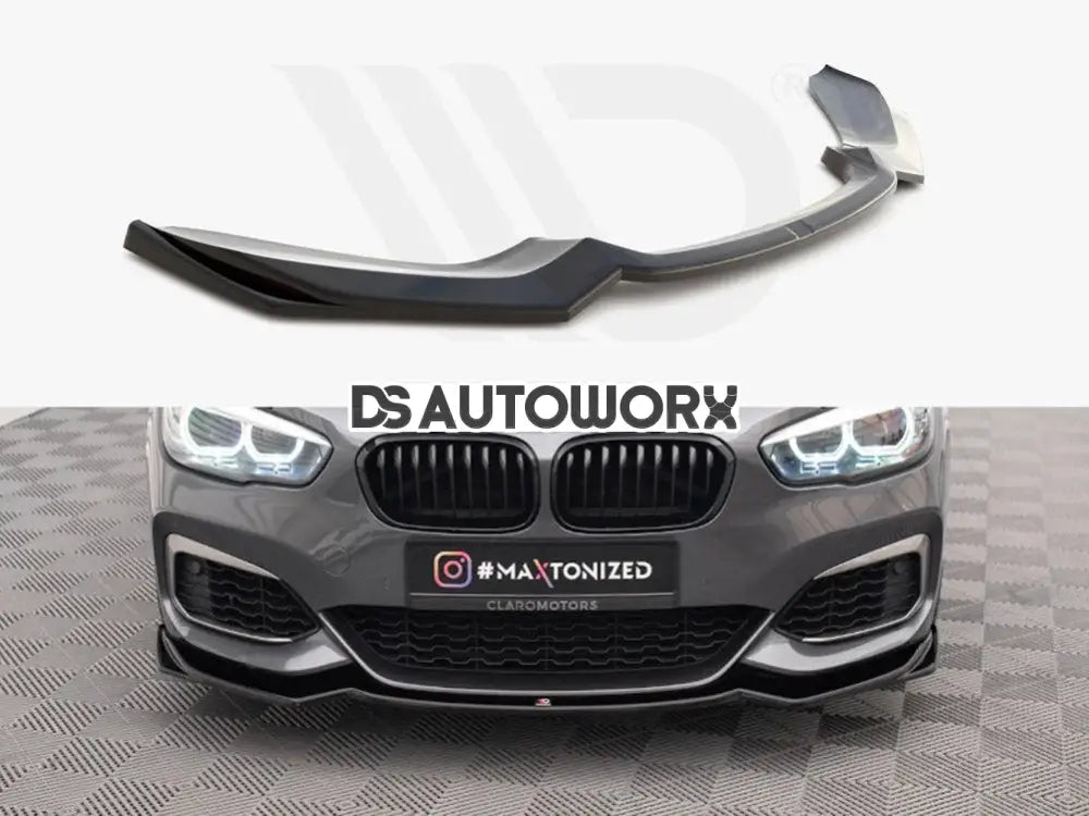 Maxton Design Front Splitter V.2 BMW 1-Series F20 F21 M-power Facelift Main image