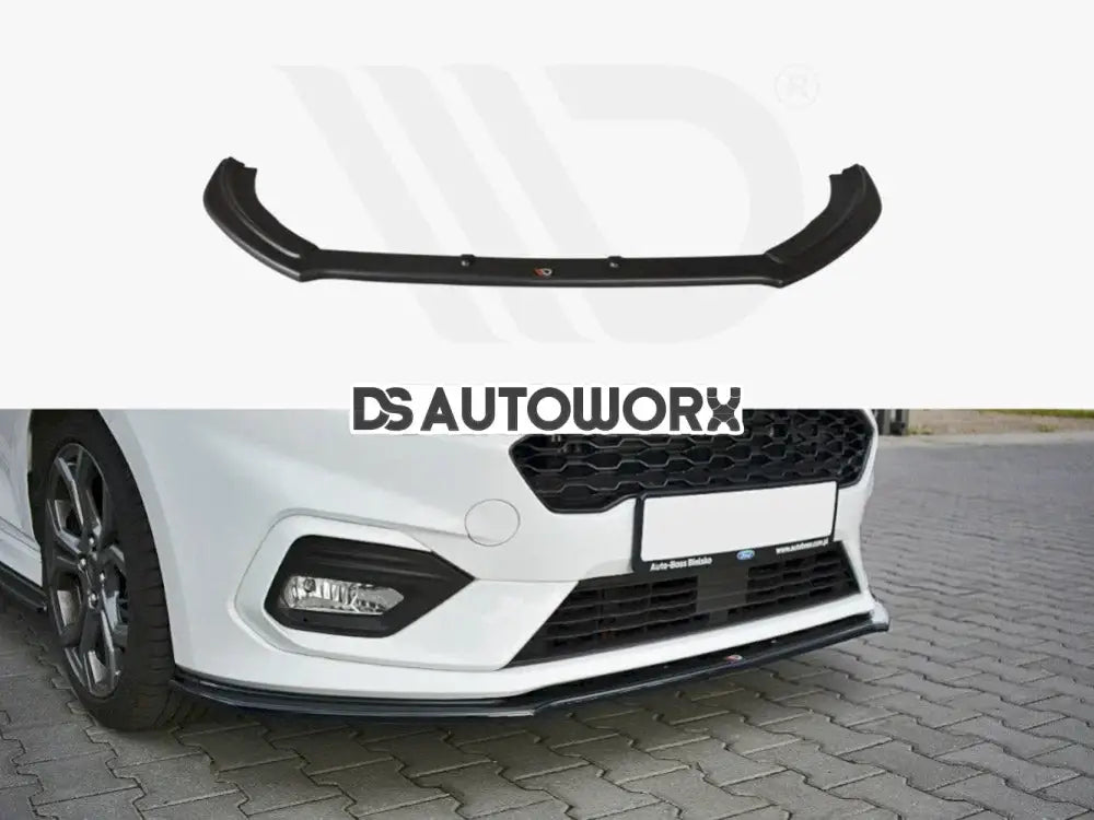 Maxton Design Front Splitter V.2 Fiesta MK8 ST ST-Line 2017- Main image