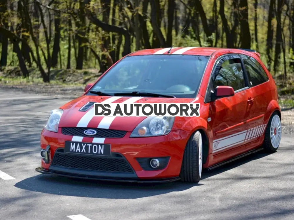 Maxton Design Front Splitter V.2 Ford Fiesta MK 6 St zetec S 09-07 Secondary image