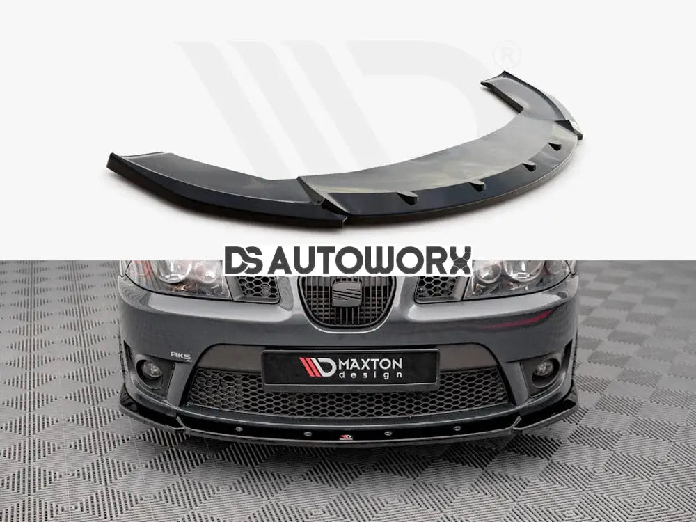 Maxton Design Front Splitter V.2 Seat Ibiza Cupra MK3 00-08 Main image