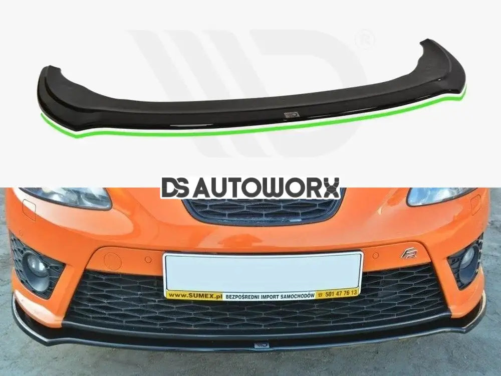 Maxton Design Front Splitter V.2 Seat Leon MK2 Cupra FR Facelift Main image