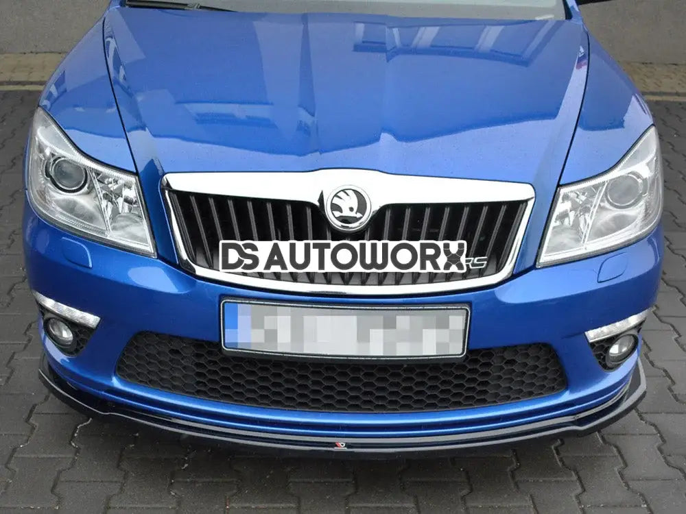 Maxton Design Front Splitter V.2 Skoda Octavia MK2 VRS Facelift 09-13 Secondary image
