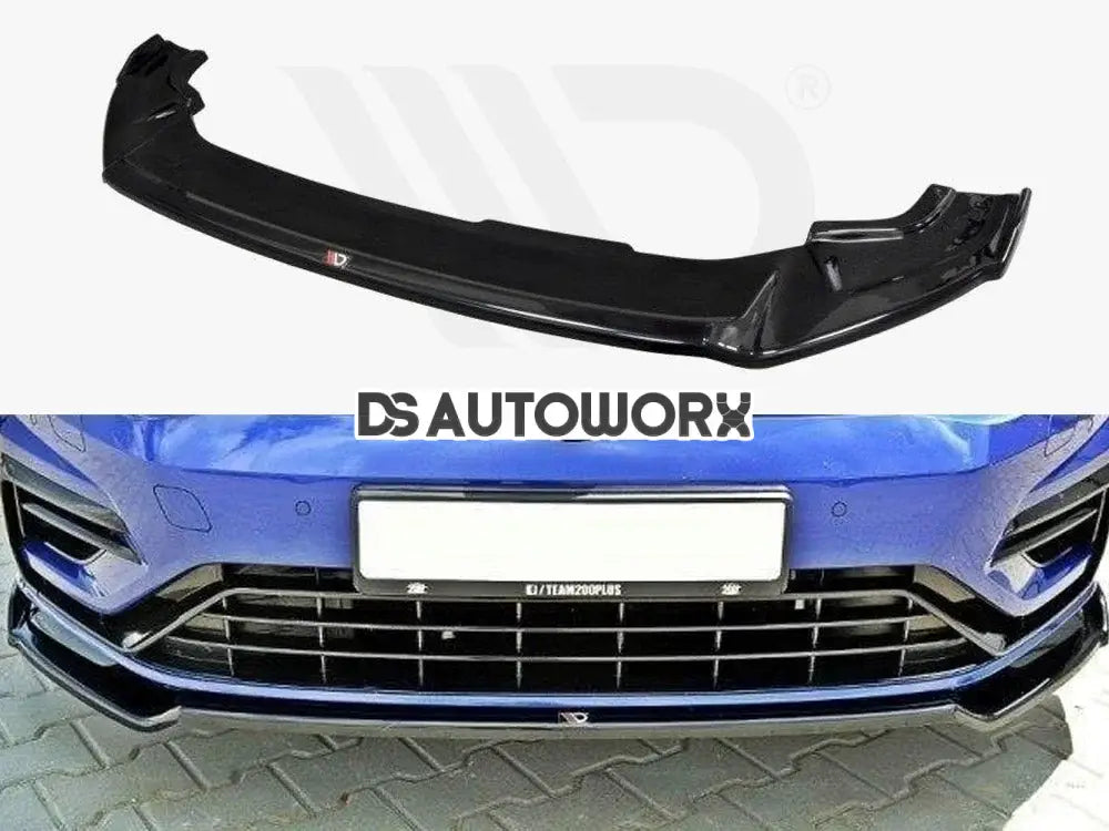 Maxton Design Front Splitter V.2 Volkswagen Golf R 7.5 2017-19 Main image
