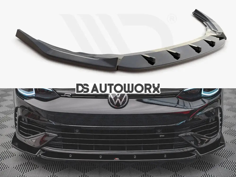 Maxton Design Front Splitter V.2 Volkswagen Golf R MK8 20- Main image