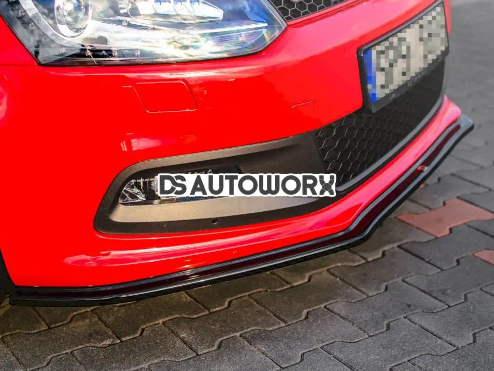Maxton Design Front Splitter V.2 Volkswagen Polo MK5 GTI 6R Pre-facelift 09-14 Main image