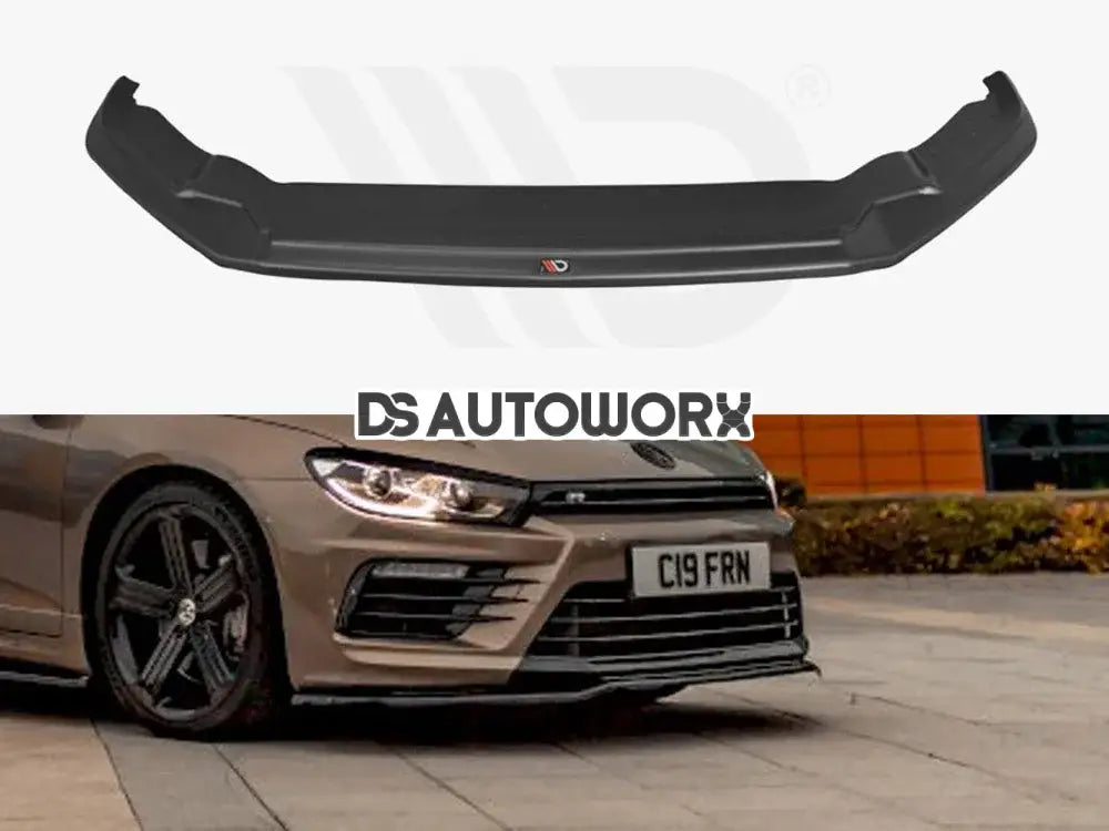 Maxton Design Front Splitter V.2 Volkswagen Scirocco MK3 R Facelift 14-17 Main image
