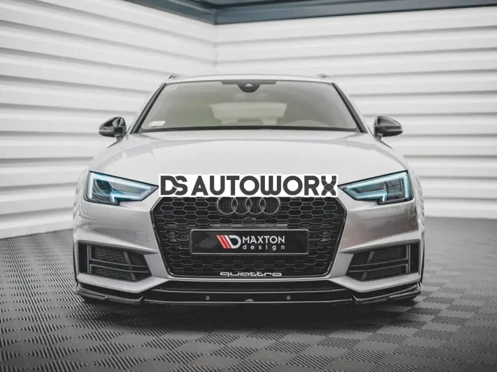 Maxton Design Front Splitter V.3 Audi S4 A4 S-line B9 15-19