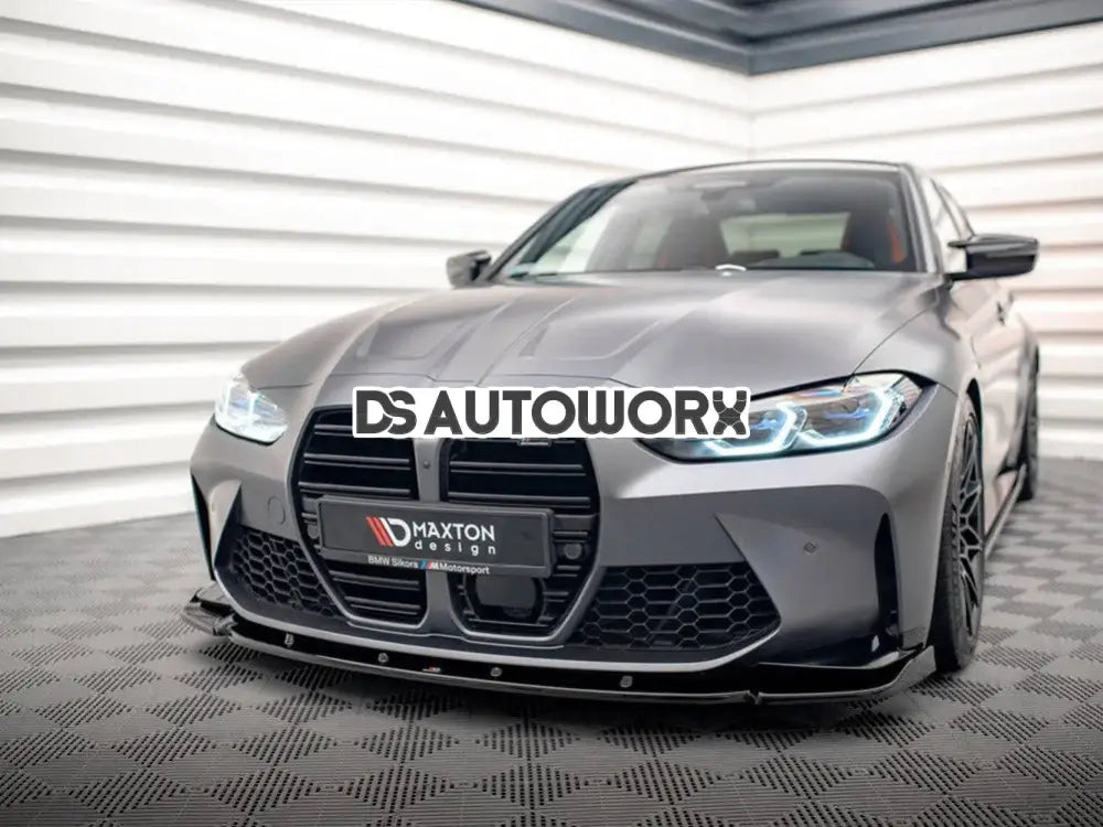 Maxton Design Front Splitter V.3 BMW M4 G82 2021-